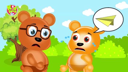 Mega Gummy Bear Crying Crashed Helicopter Finger Family Nursery Rhymes For Kids