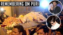 Anupam Kher | Raza Murad | Prakash Jha | Celebs On Om Puri's Sudden Passing Away | Last Rites Video