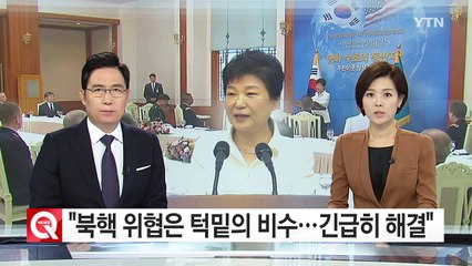 박근혜 대통령 "북핵 위협은 턱밑의 비수...긴급히 해결해야" / YTN (Yes! Top News)