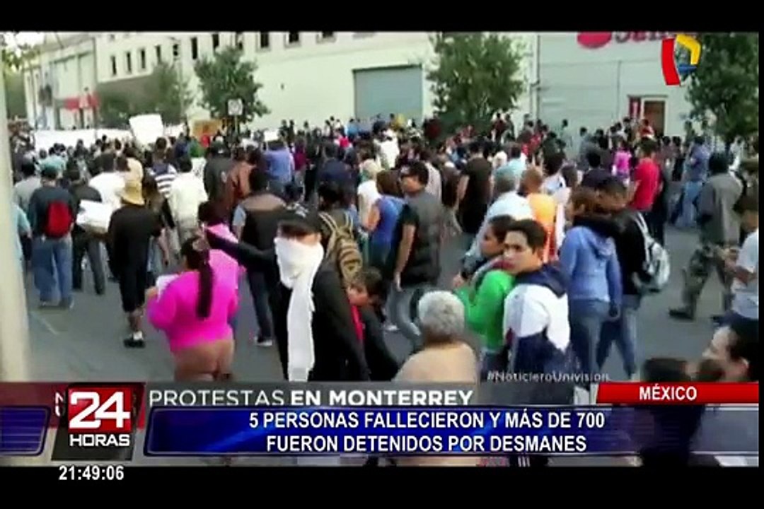 México: saqueos por 'gasolinazo' dejan cinco muertos