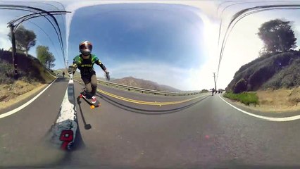 PEOPLE ARE AWESOME 2017 360° Video Downhill Skateboarding VR