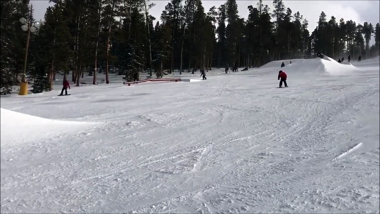 Saut à ski sur un tremplin (Fail)