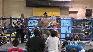 Candice LeRae Suicide Dive Tornado DDT - Absolute Intense Wrestling