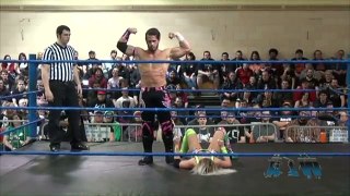 Candice LeRae VS. Alex Shelley - Absolute Intense Wrestling