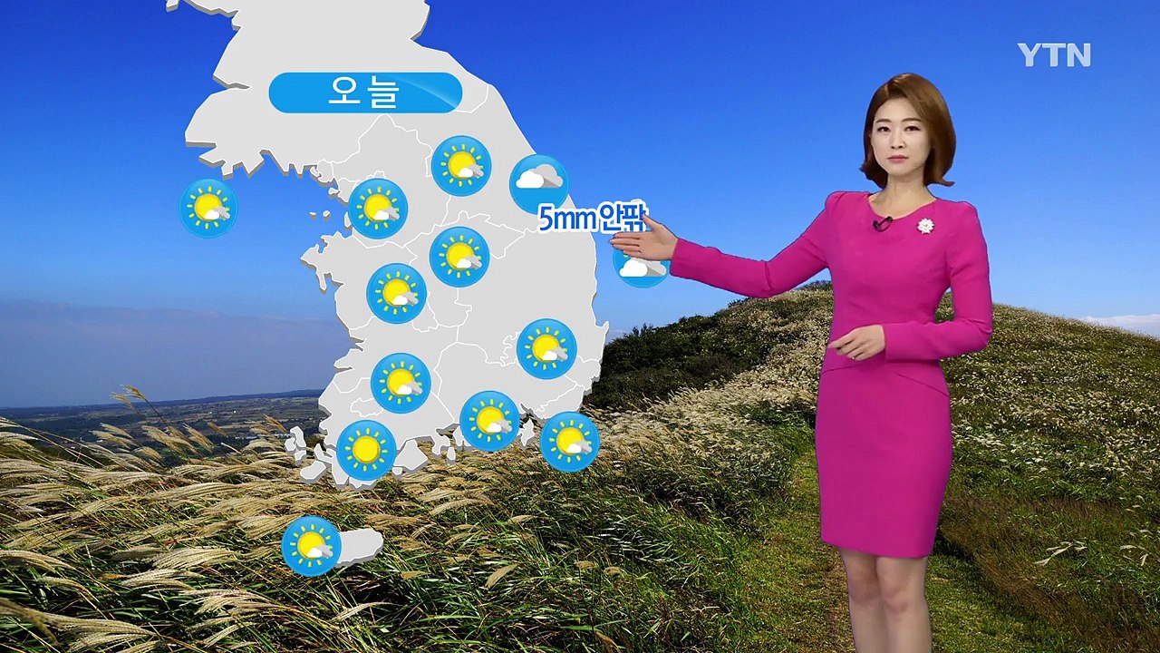 [날씨] 전국 맑고 선선...동해안 비 조금·너울성 파도 유의 / YTN (Yes!...