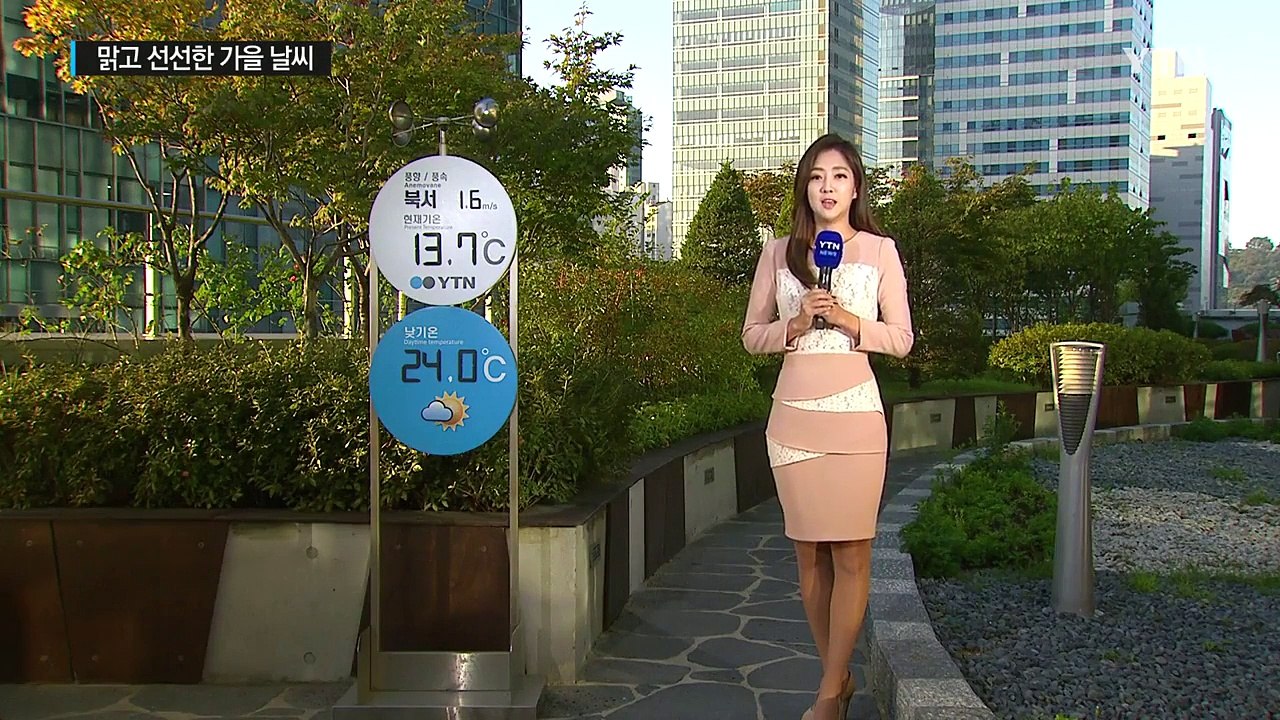 [날씨] 맑고 선선한 가을 날씨...출근길 쌀쌀 / YTN (Yes! Top News)