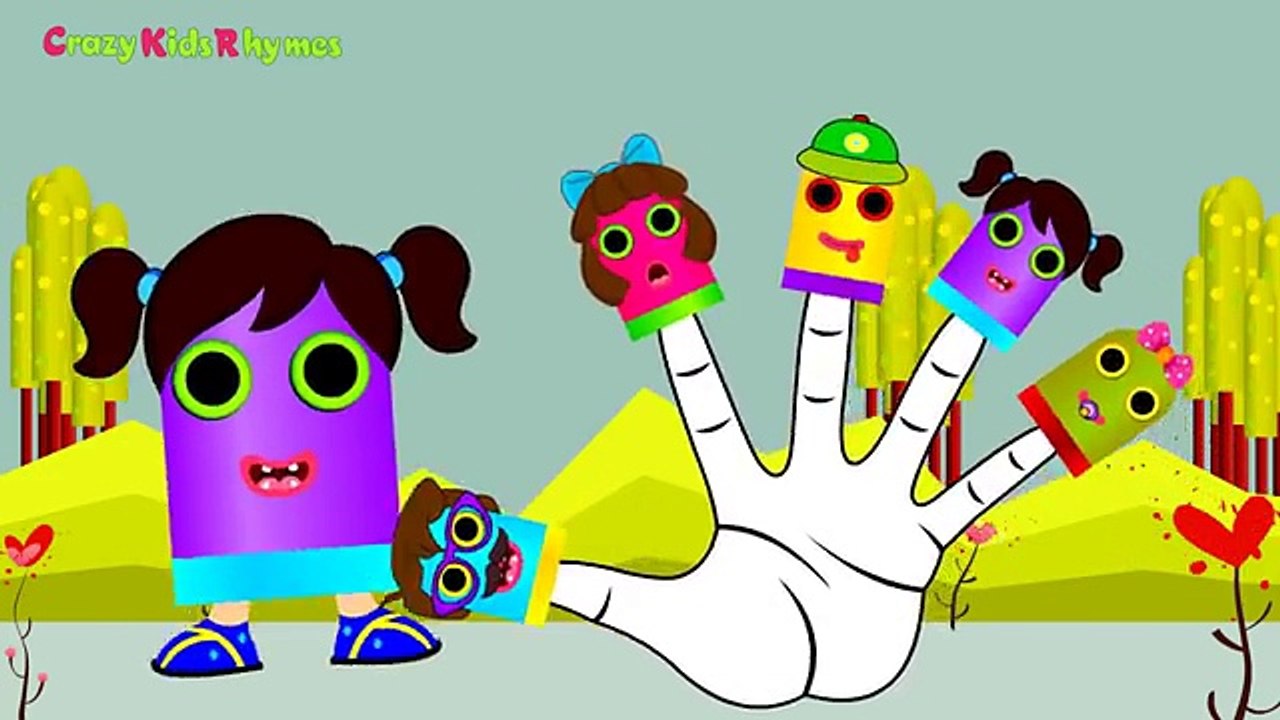 Finger Family Jelly Finger Family Nursery Rhymes for Children _ Daddy