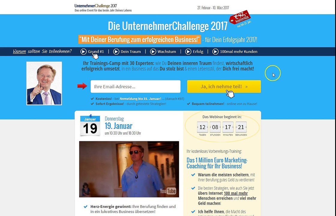 Für WEN lohnt sich die Unternehmerchallenge 2017? Lohnt sie sich auch JETZT noch?