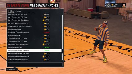 NBA 2K17 baseline reverses