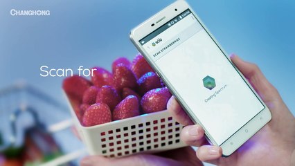 Au Consumer Electronic Show de Las Vegas,le premier téléphone qui analyse la composition de votre assiette