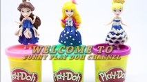 Play Doh Disney Princess Royal Palace bella aurora cinderella| Play doh Princess dresses up new