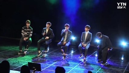 [★영상] 백퍼센트, 5인 5색 몽환 보이스…수록곡 '너라서' / YTN (Yes! Top News)