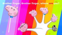 LOLLIPOP FINGER FAMILY PEPPA PIG / PEPPA PIG NURSERY RHYMES SONG