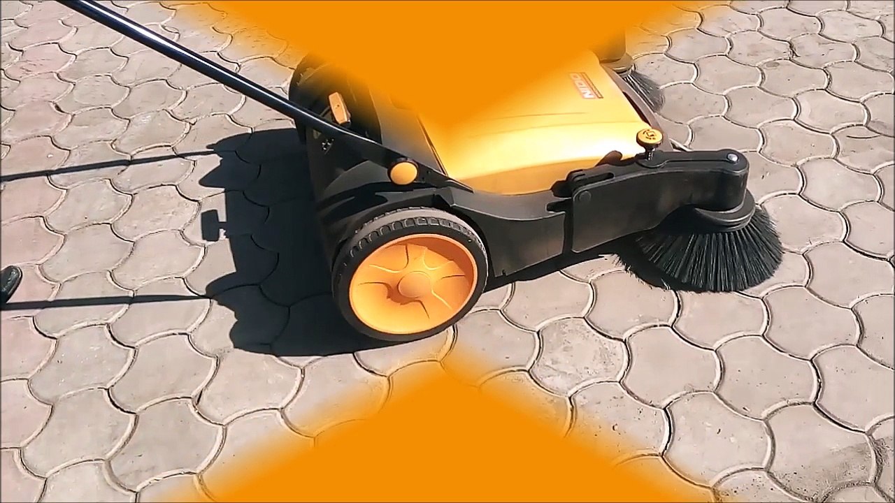 Industrial Manual sweeper | Cleaning Asphalt Road | Cleaning Paver Blocks & Concrete Surface