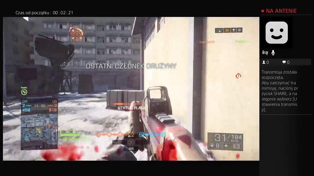 Transmisja na żywo z PS4 użytkownika Grusia17