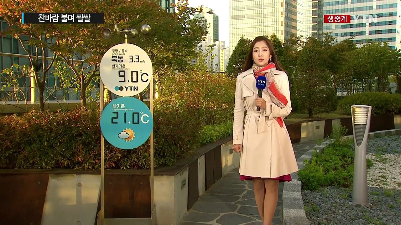 [날씨] 아침까지 찬바람 불며 쌀쌀...낮 맑고 선선 / YTN (Yes! Top N...