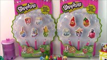Shopkins Collectible Erasers and Pencils! Season 1 Packs 10 Total! Pencil Toppers! Surprise EGG
