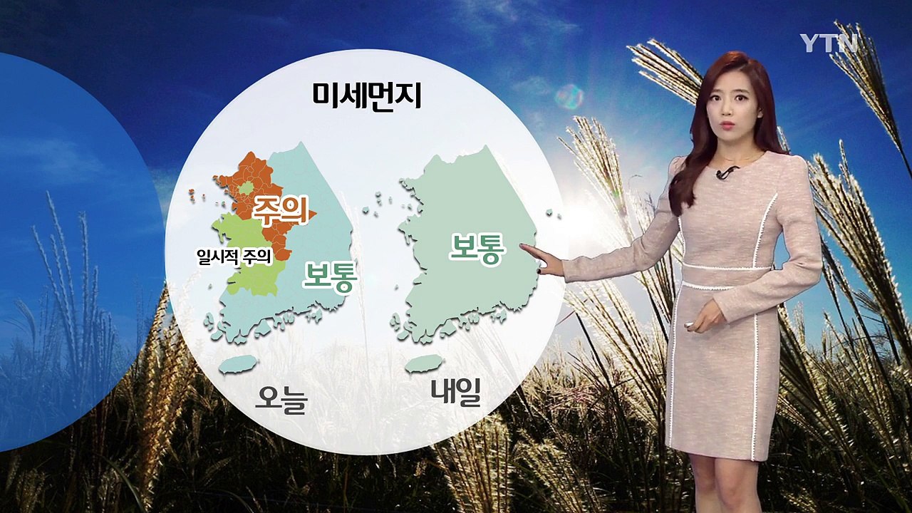 [날씨] 내일 중부 구름 많고 포근...남부 흐리고 제주 비 / YTN (Yes! T...