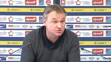 Frédéric Hantz avant OL vs MHSC (CdF)