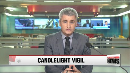 First candlelight vigil of 2017 focuses on ferry disaster as 1,000th day anniversary approaches