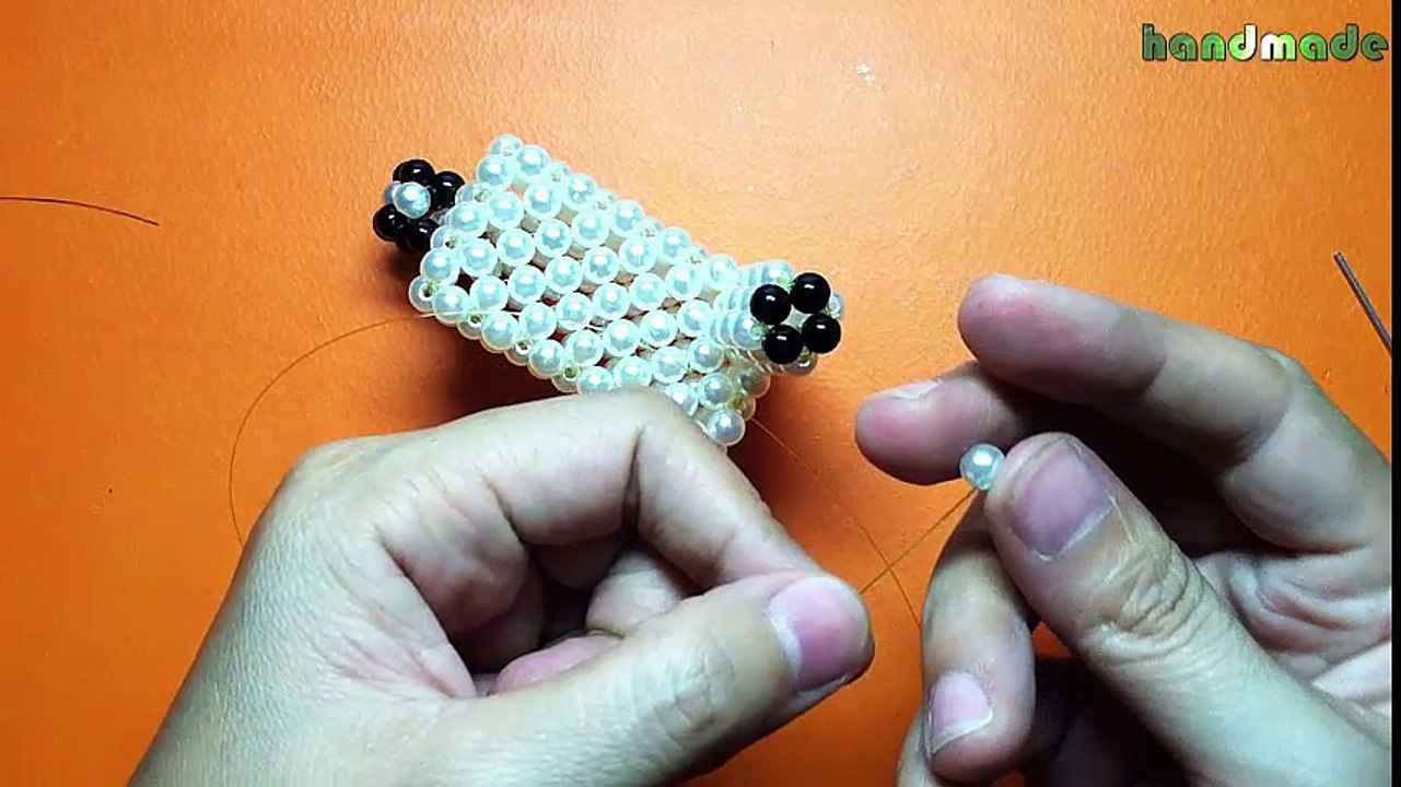 Hướng dẫn kết chú dê hạt cườm (3/6)