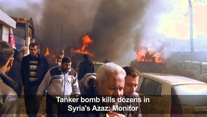 Car bomb kills dozens in Syria's Azaz: monitor