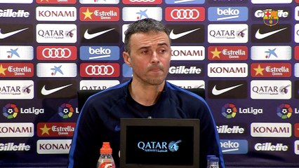 Luis Enrique: " Both teams will want to keep possession"