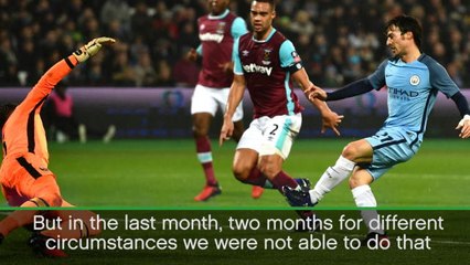 We're not as fast or strong as rivals - Guardiola