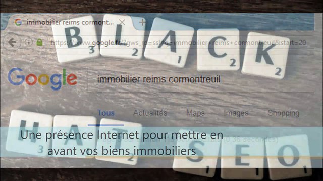 SEO Reims Cormontreuil - le Guide du Détective Immobilier ® reprend des techniques de référencement