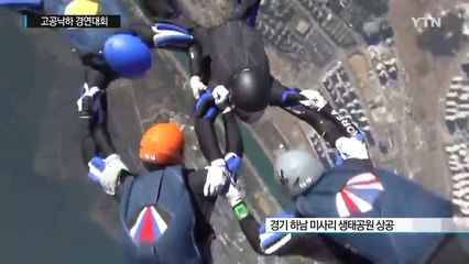 창공을 가르는 '45초의 승부'...고공낙하 경연대회 / YTN (Yes! Top News)