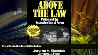 BEST PDF  Above the Law Police and the Excessive Use of Force TRIAL EBOOK