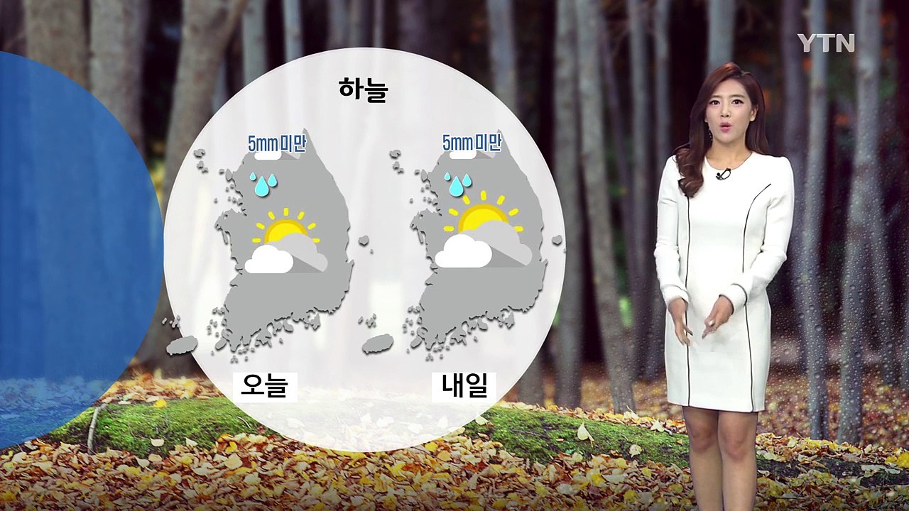 [날씨] 내일 낮 포근하지만 미세먼지↑...중부 빗방울 / YTN (Yes! Top...
