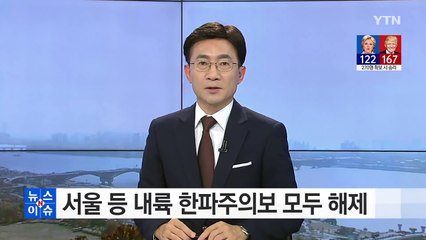[날씨] 서울 등 내륙 한파주의보 모두 해제 / YTN (Yes! Top News)