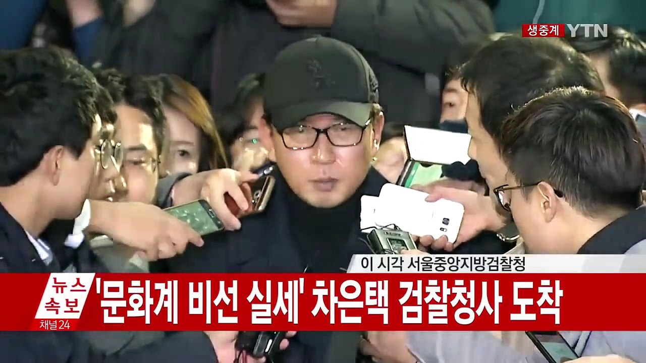 '문화계 비선 실세' 차은택 씨 검찰로 이송 / YTN (Yes! Top News)