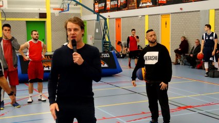 Wethouder Hamerslag opent Streetball Masters - Sporthal Den Oert / Spijkenisse 2017