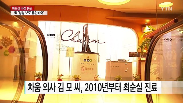 최순실 진료 차움 의사 대통령 자문의 활동 / YTN (Yes! Top News)