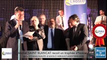 Joël julien - trophee d honneur lors des voeux de l agglo cahm 2017 à lezignan la cebe