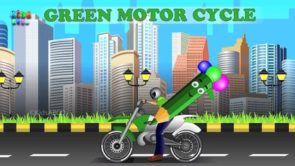 Learning Green Street Vehicles For kids | Street Vehiclesトミカ tayo 타요 꼬마버스 타요 중앙차고지