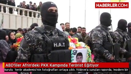 ABD'liler Afrin'deki PKK Kampında Terörist Eğitiyor.USA. Terrorist traine