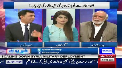 Haroon-ur-Rasheed Claiming to Have Documentary Evidence of Mehmood Achakzai Taking Money From Iranian Intelligence