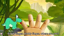 Five Dinosaurs for Kids Finger Family Dinosaur Song Cartoon Funny Childrens Nursery Rhymes CookieTV