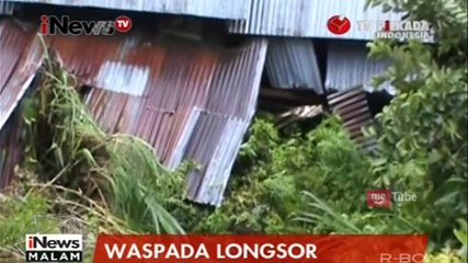 Akibat Longsor, Puluhan Rumah Warga Rusak Berat