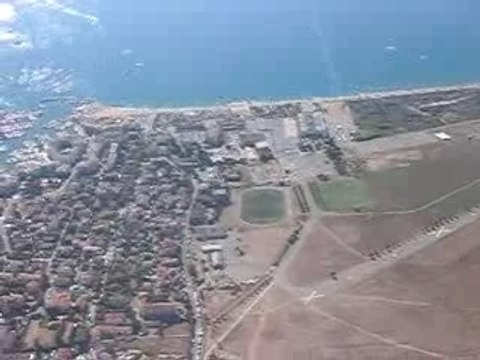 Survol de Fréjus, Port Fréjus et les environs.
