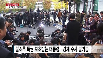 대통령 조사 불투명...장시호·김종 구속 오늘 결정 / YTN (Yes! Top News)