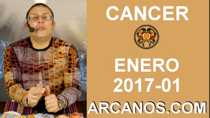 CANCER ENERO 2017-1 al 7 Ene 2017-Amor Solteros Parejas Dinero Trabajo-ARCANOS.COM