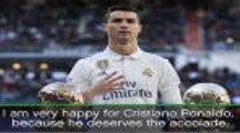 Zidane happy for Ronaldo's success
