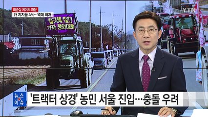 '트랙터 상경' 농민 서울 진입...충돌 우려 / YTN (Yes! Top News)