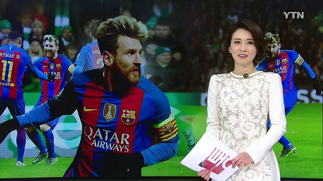 '메시 2골' 바르셀로나, 13시즌 연속 챔스 16강 진출 / YTN (Yes! Top News)
