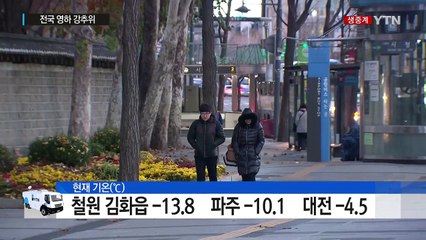 [날씨] 올가을 최고 추위...호남 서해안·제주도 눈 / YTN (Yes! Top News)