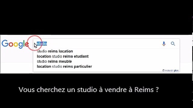 Achat et vente d'un studio à Reims Boulingrin par particulier - Immobilier Reims